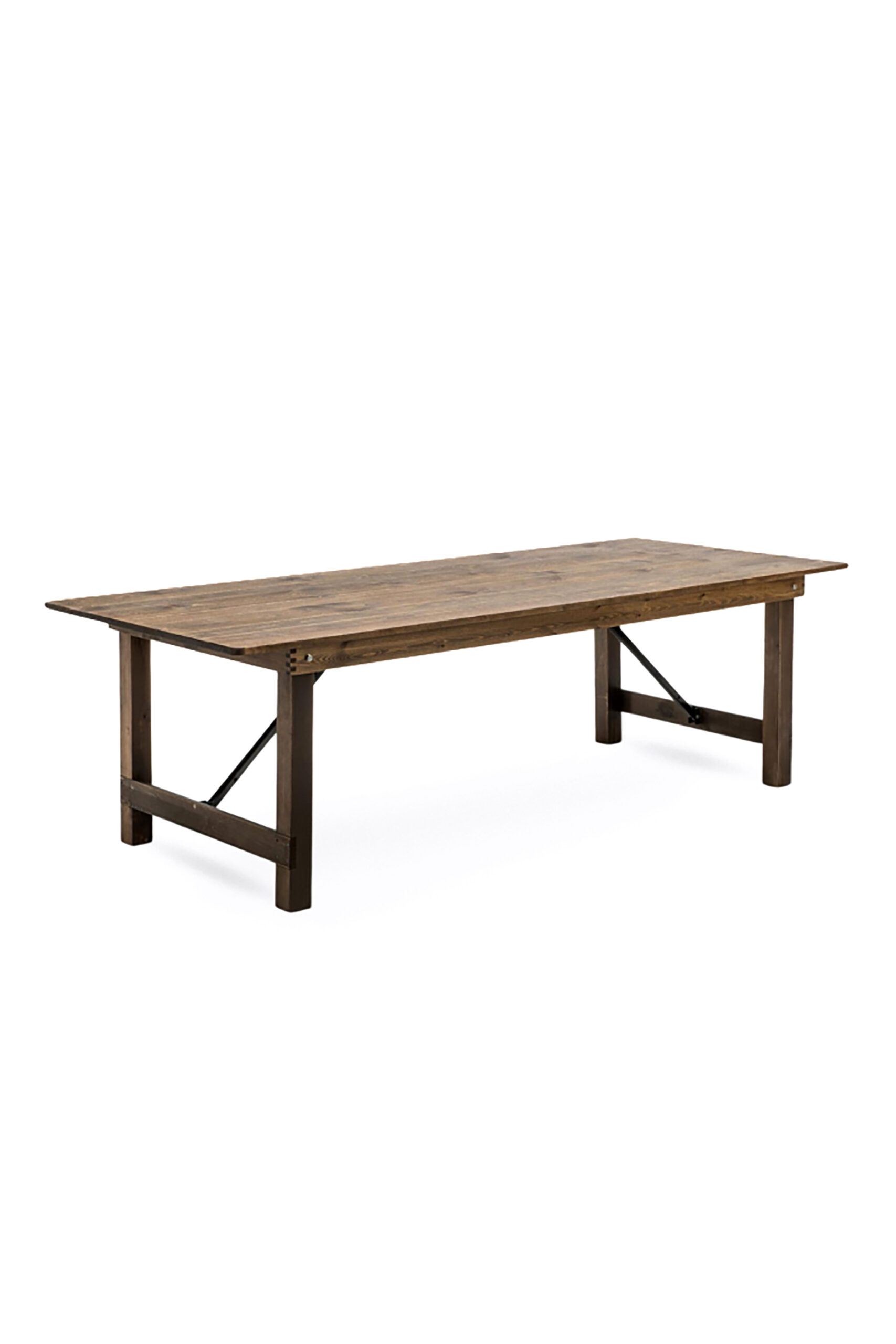 Holztisch eckig - mieten für Events & Hochzeiten in Osnabrück, Münster, Bielefeld, Niedersachen, NRW & ganz Norddeutschland mit Lieferung