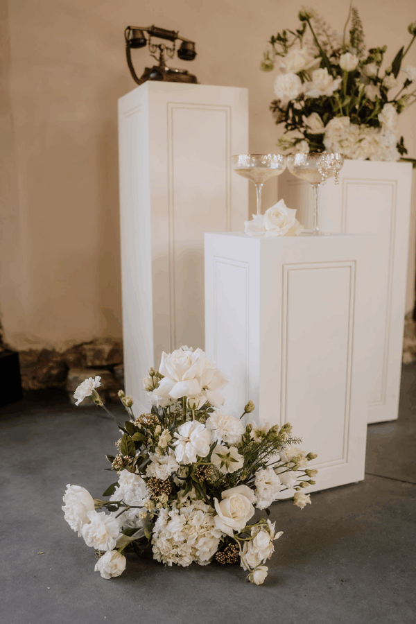 Säulen weiß - 3er Set – Bild 5
