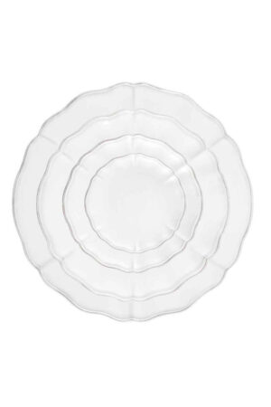 Salatteller / Dessertteller - Porzellan weiß