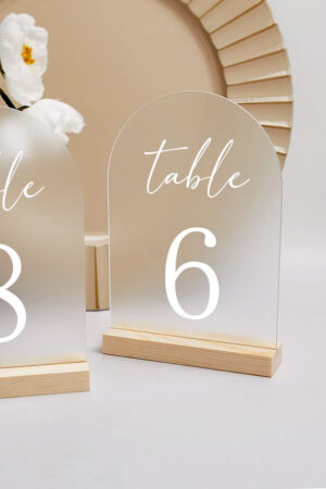 Tischnummer Hochzeit - Acryl