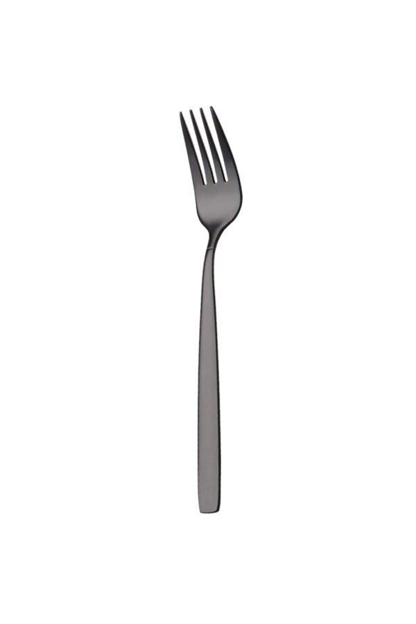 Menügabel Schwarz matt - 10er Set