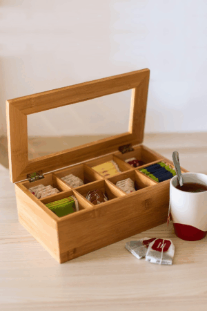 Teestation Holz