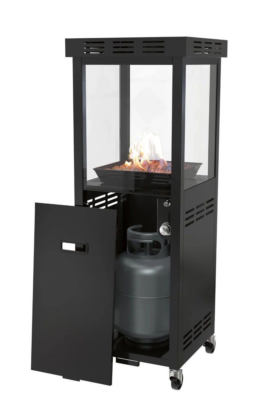 Gaskamin Lavastein - schwarz – Bild 3
