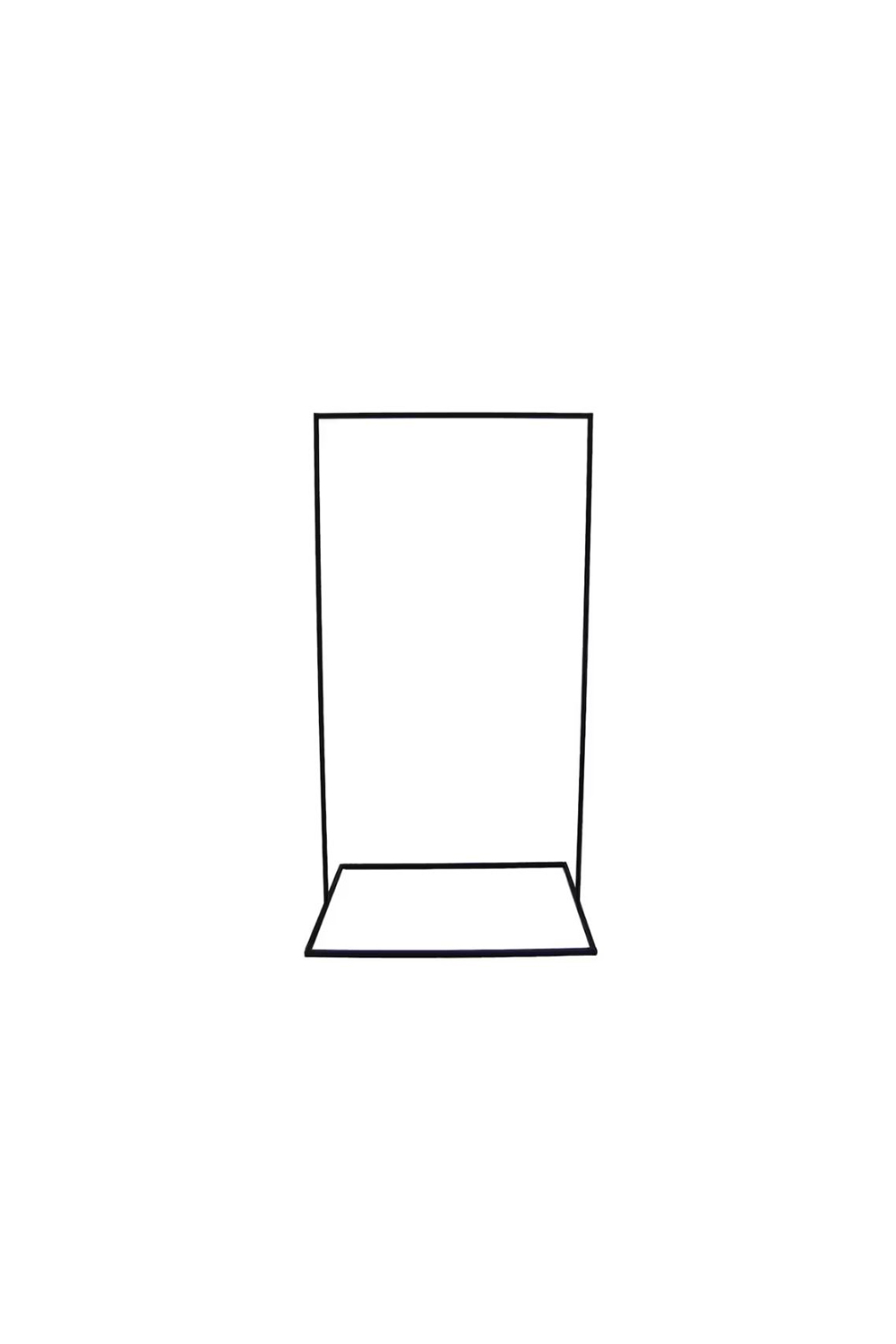 Schilderständer Metall schwarz