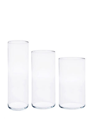 Glaszylinder - Set klar (18cm, 23cm, 28cm)