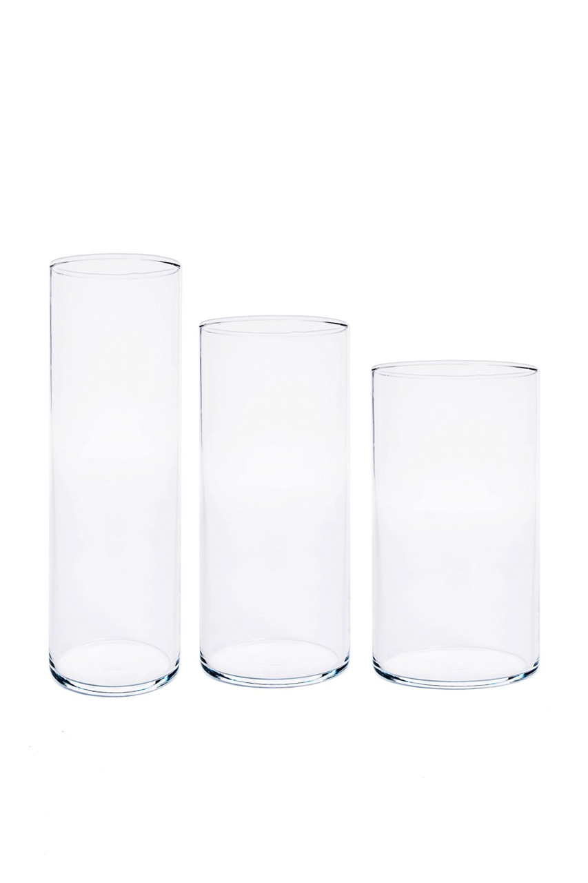 Glaszylinder - Set klar (18cm, 23cm, 28cm)