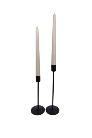Stabkerzenhalter Noire 2 tlg. - schwarz