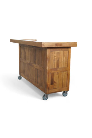 Rolltheke Holz - natur