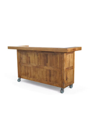 Rolltheke Holz - natur