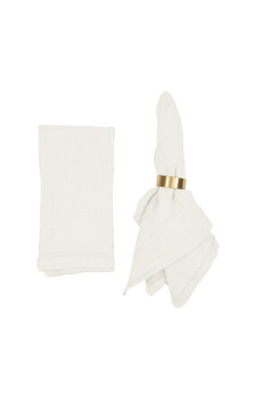 Musselinserviette - ivory
