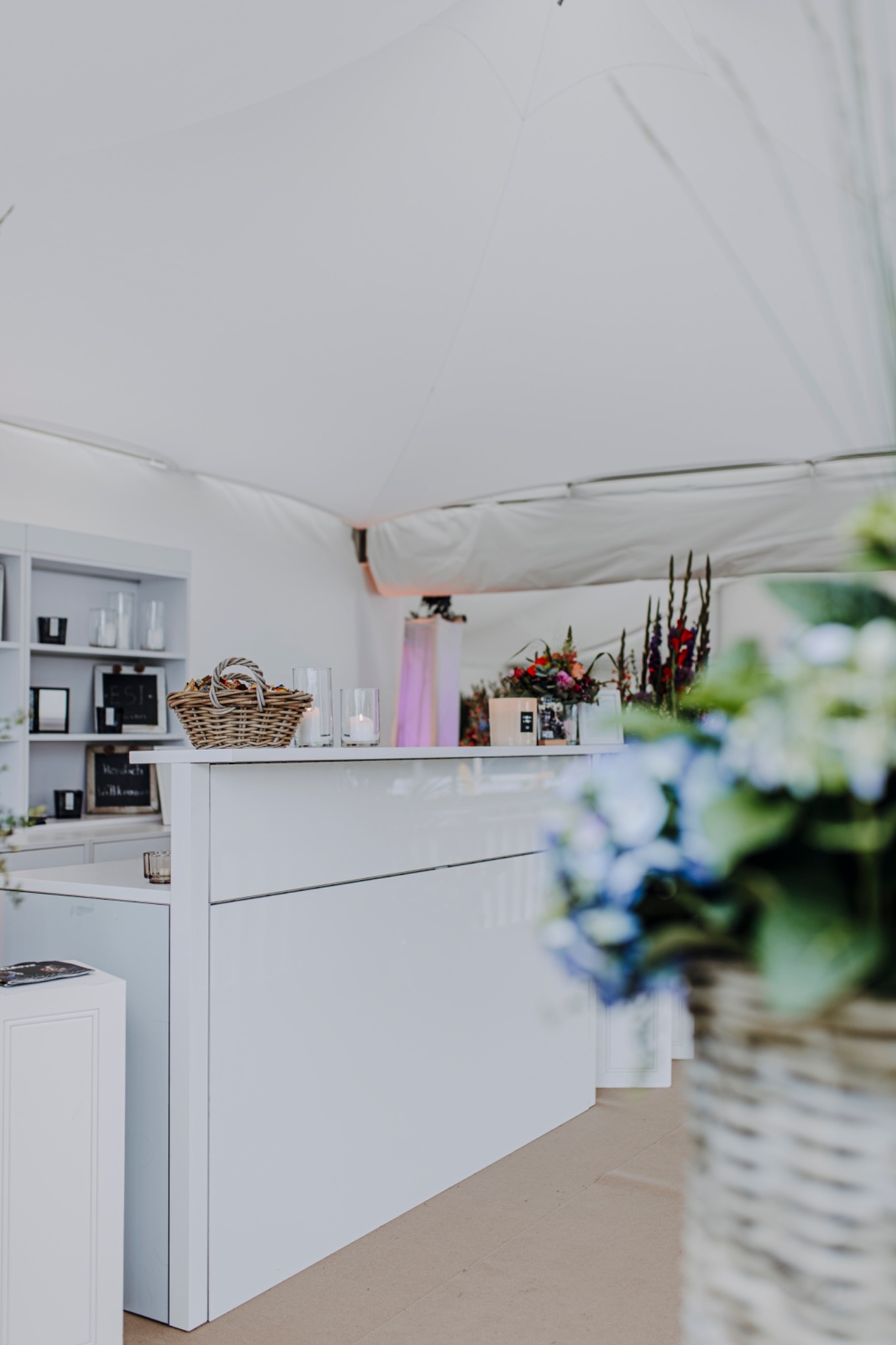 Design Theke Hochglanz weiß - Einzelelement – Bild 2