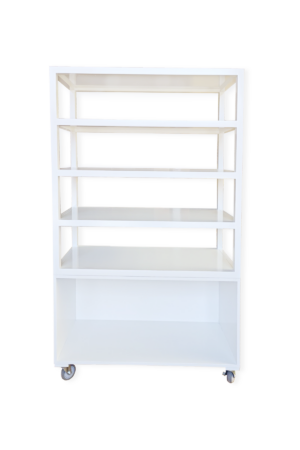 Regal Rückbuffet Holz - weiß