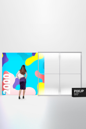 Messewand Pixlip Go LED Rahmen 200x200cm