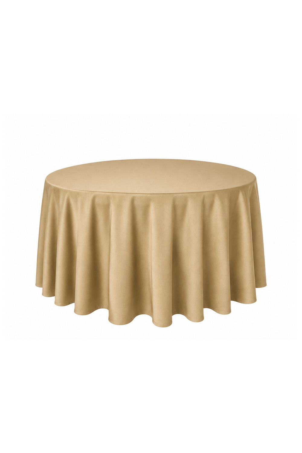 Tischdecke gold rund – 300 cm