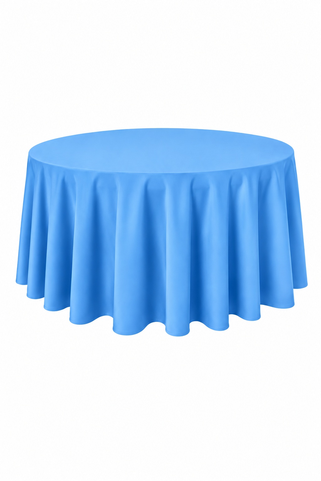 Tischdecke himmelblau rund – 300 cm